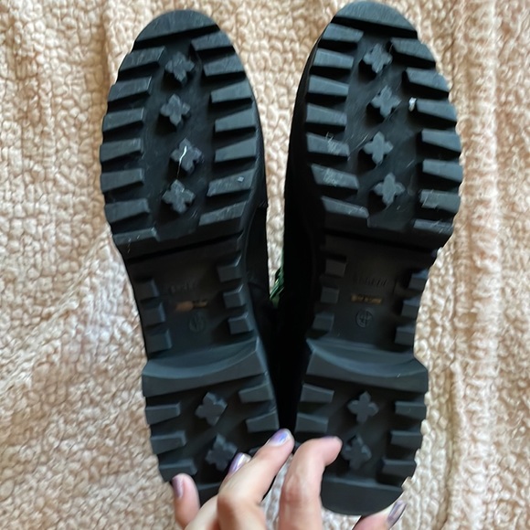 NWOT Unique Metallic Platform Boots Size 11 - Picture 6 of 8